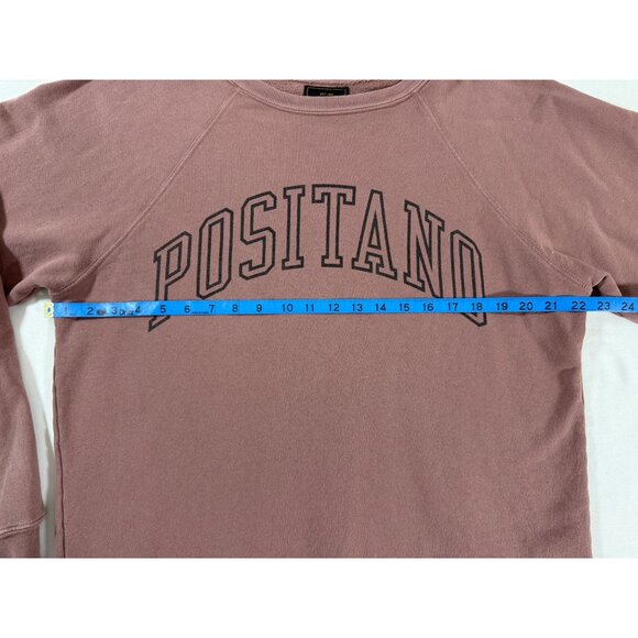 Retro Brand Los Angeles Positano Sweatshirt Small Mauve 100% Cotton Made in USA - Picture 6 of 8